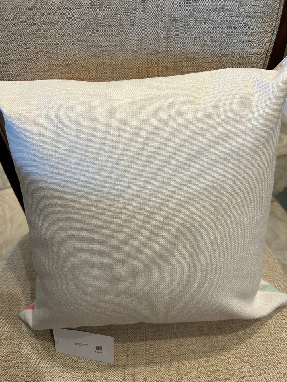 Decorative Plaid Throw Pillow - WI